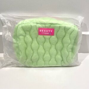 🟣2/$20 NEW Shoppers Drug Mart Quilted Terry Cloth Toiletry Makeup Bag